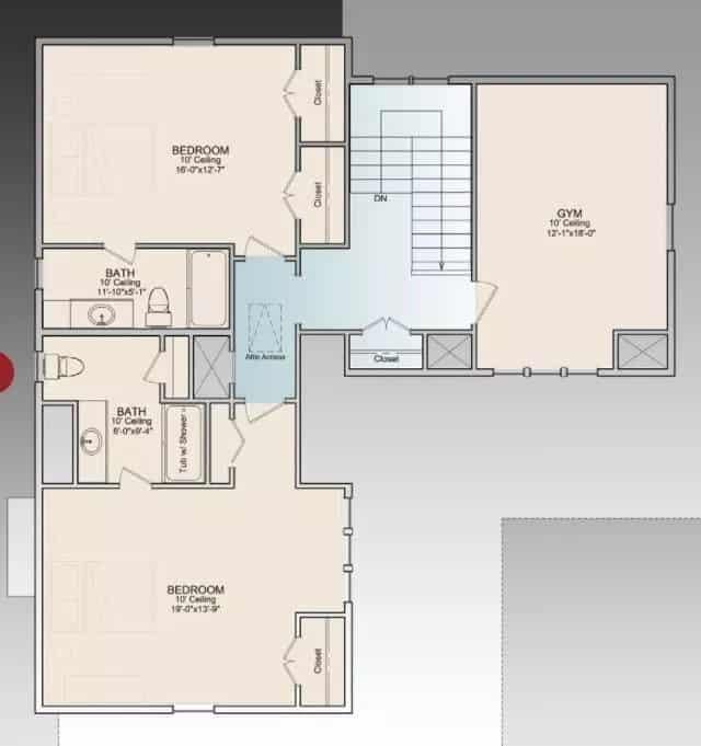 Explore This Floorplan Featuring a Spacious Home Gym