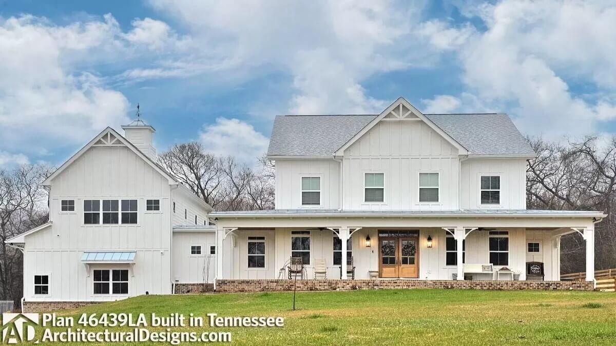 Classic Farmhouse Charm with a Wraparound Porch