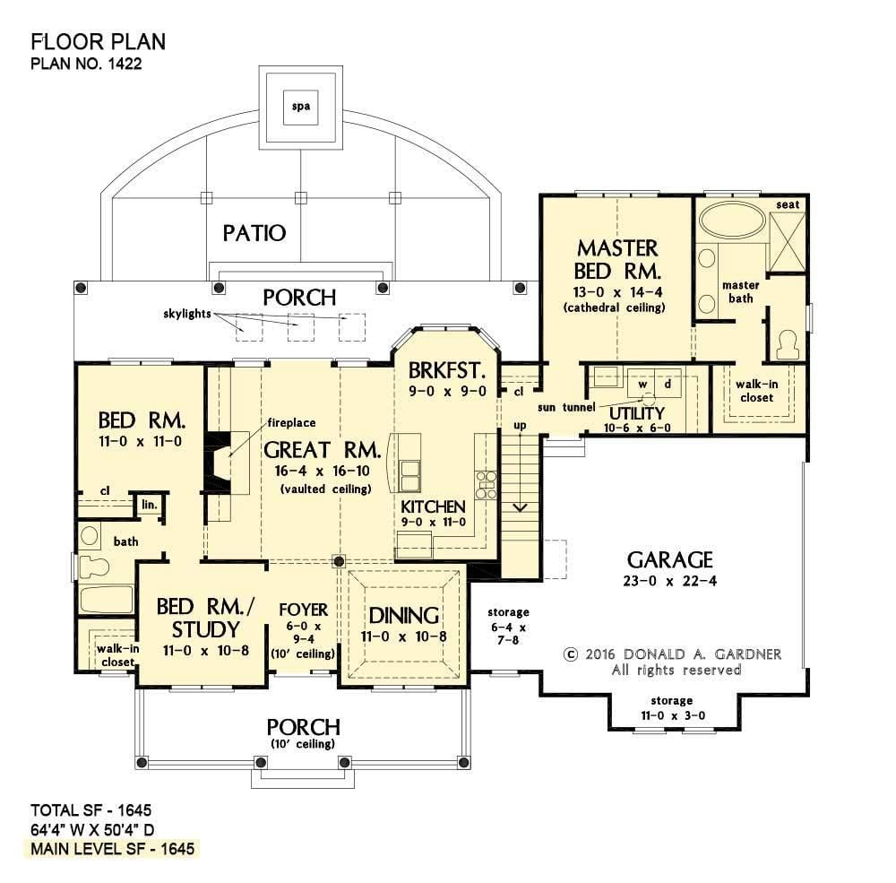 Explore This Thoughtfully Designed 1645 sq ft Floor Plan with Vaulted Great Room