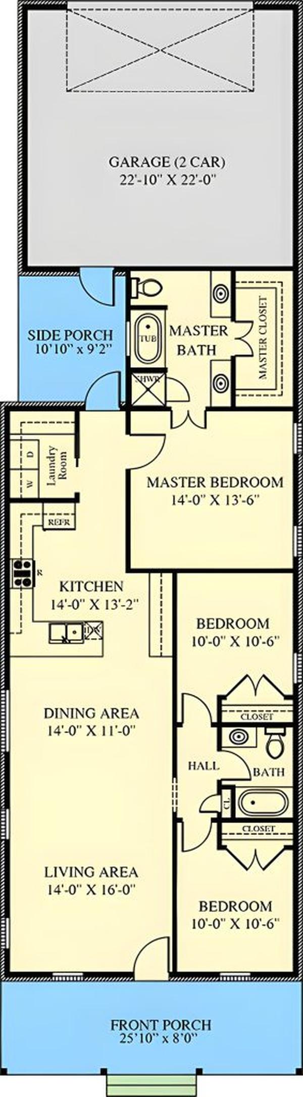 Explore This Efficient Single-Story Layout with a Spacious Front Porch