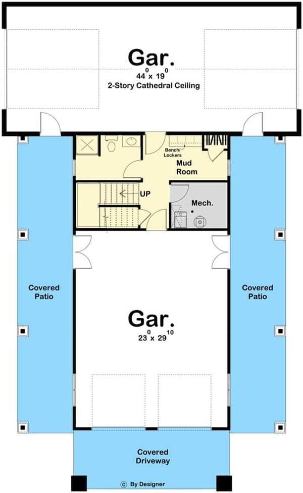 Explore the Spacious Two-Story Garage with Cathedral Ceiling