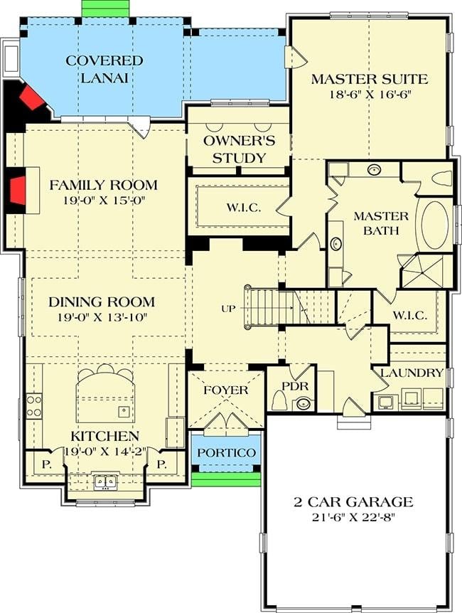 Explore This Thoughtfully Designed Floor Plan with a Spacious Covered Lanai