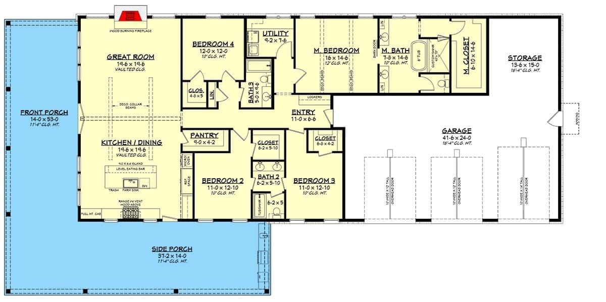 Explore This Spacious Floor Plan Featuring a Vaulted Ceiling Great Room