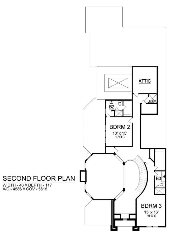 Explore the Spacious Second Floor with Unique Layout