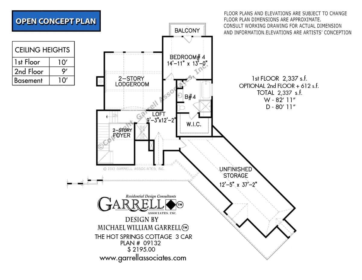 Explore the Open Concept Design with a Two-Story Loft