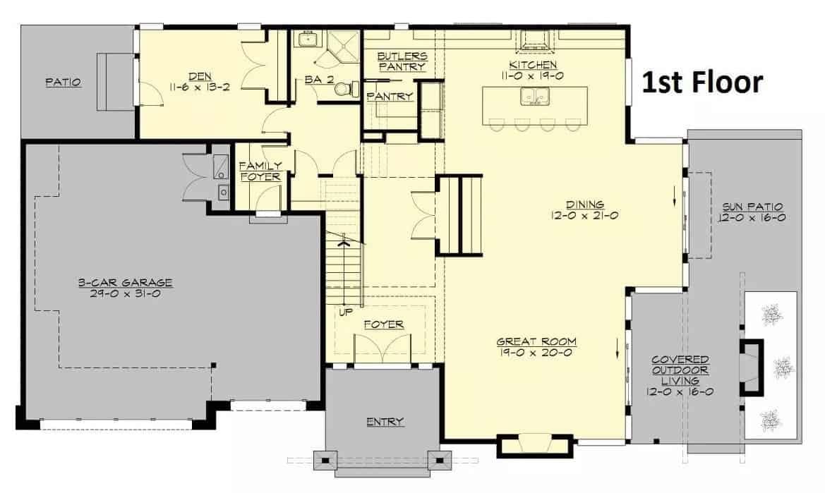 Explore This Open-Concept First Floor with a Spacious Great Room