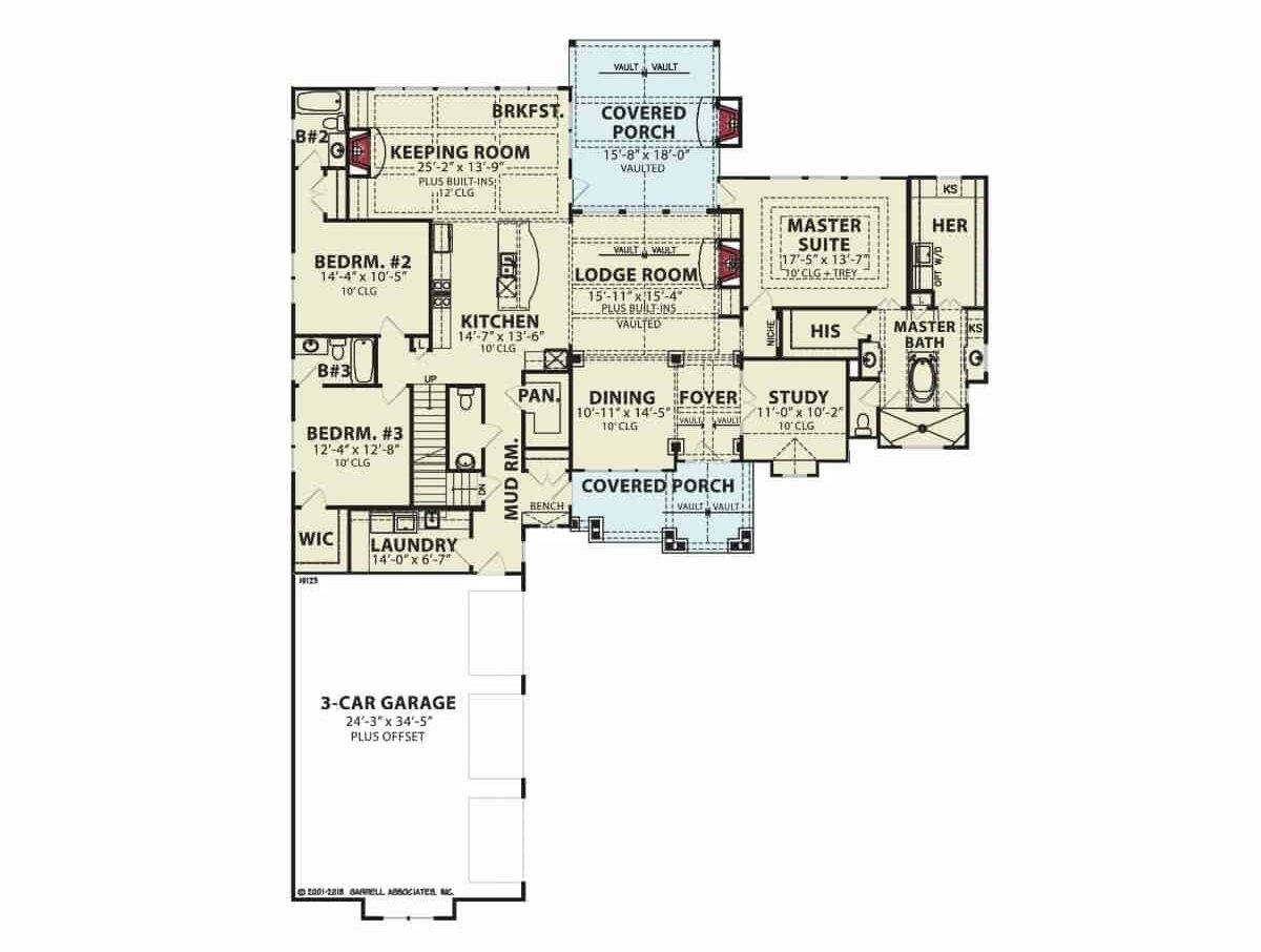 Explore This Spacious Home with a Three-Car Garage
