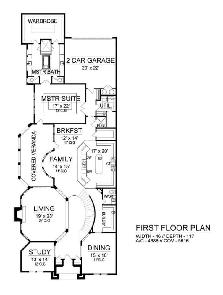 Explore the Grand Living Room with a Bay Window Feature