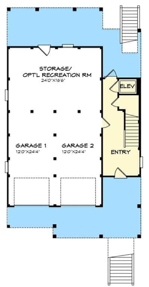 Explore the Dual Garage and Versatile Storage Space