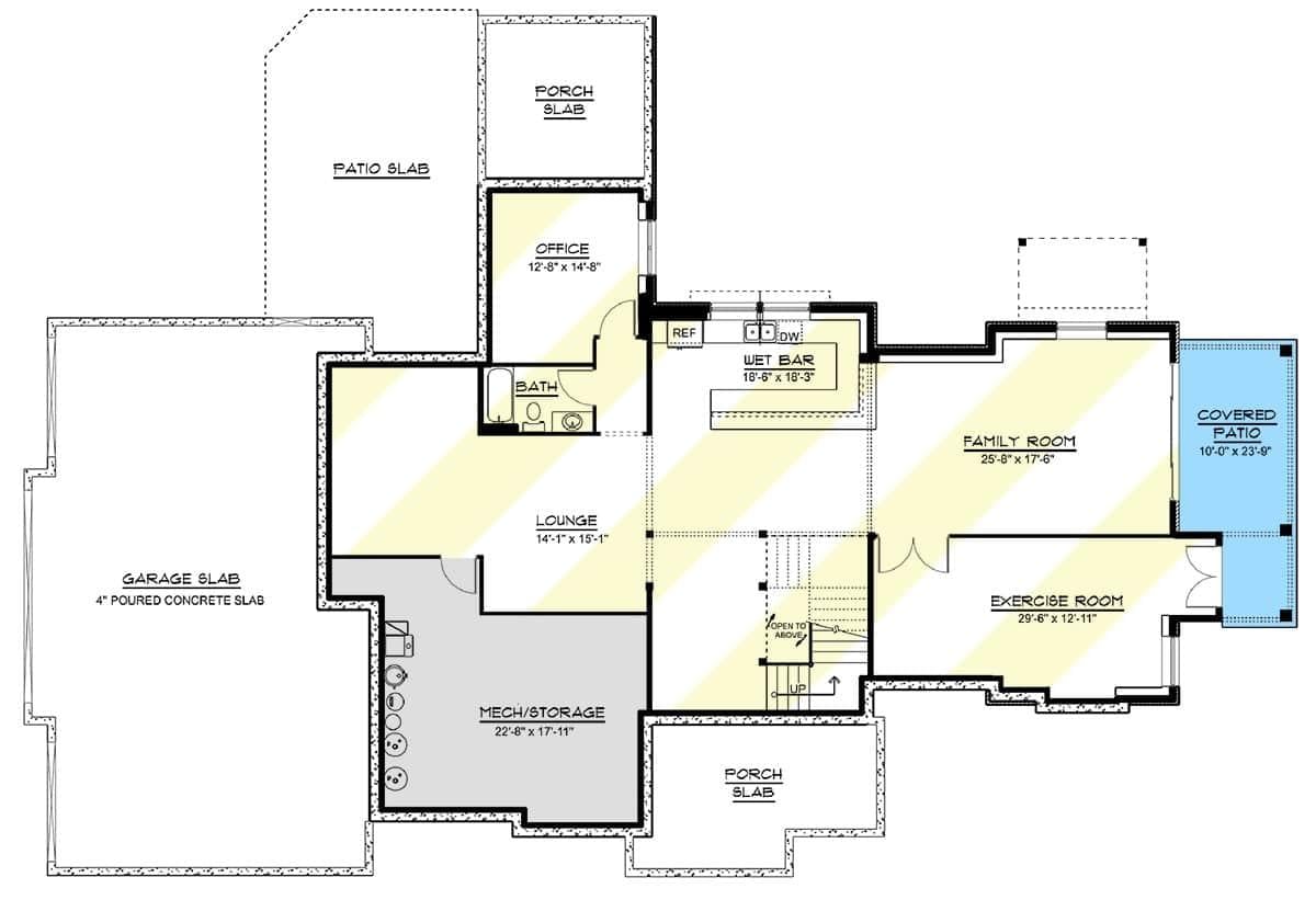 Explore the Spacious Family Room Adjacent to a Covered Patio
