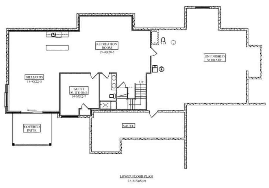 Explore the Spacious Lower Floor with Recreation and Billiards Rooms