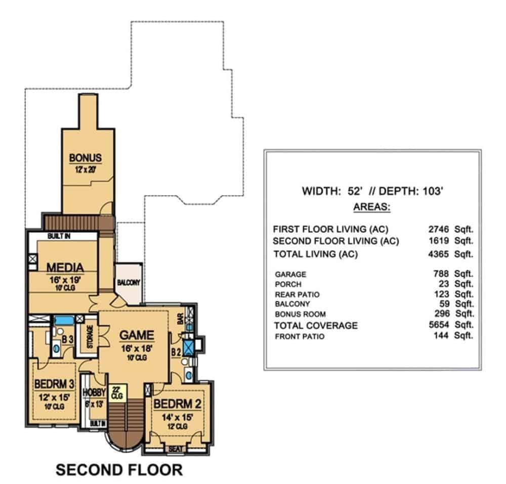 Explore the Versatile Second Floor with Bonus and Game Rooms