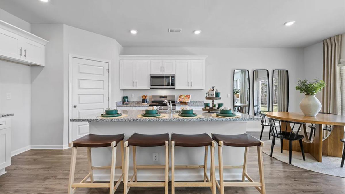 Modern-Farmhouse 5-Bedroom Home with Front Porch and 2-Car Garage (2,721 Sq. Ft. Floor Plan)