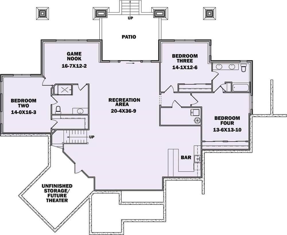 Explore This Versatile Floor Plan with Recreation and Game Nook