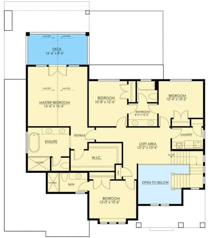 Explore the Spacious Loft Area in This Thoughtful Floor Plan