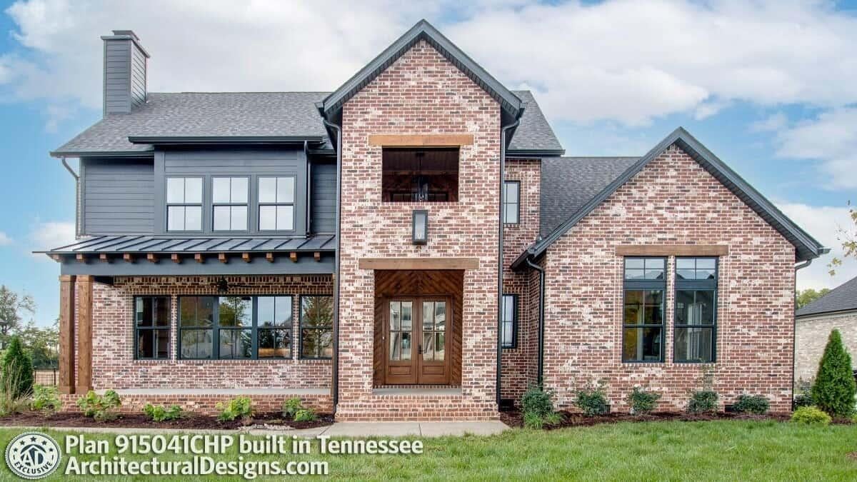 Classic Brick Facade with a Modern Twist