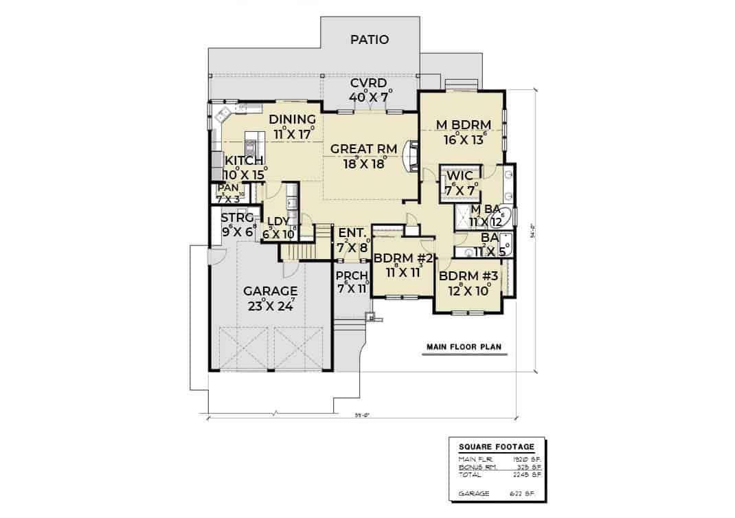 Explore the Spacious Layout of This 3-Bedroom Home with a Covered Patio
