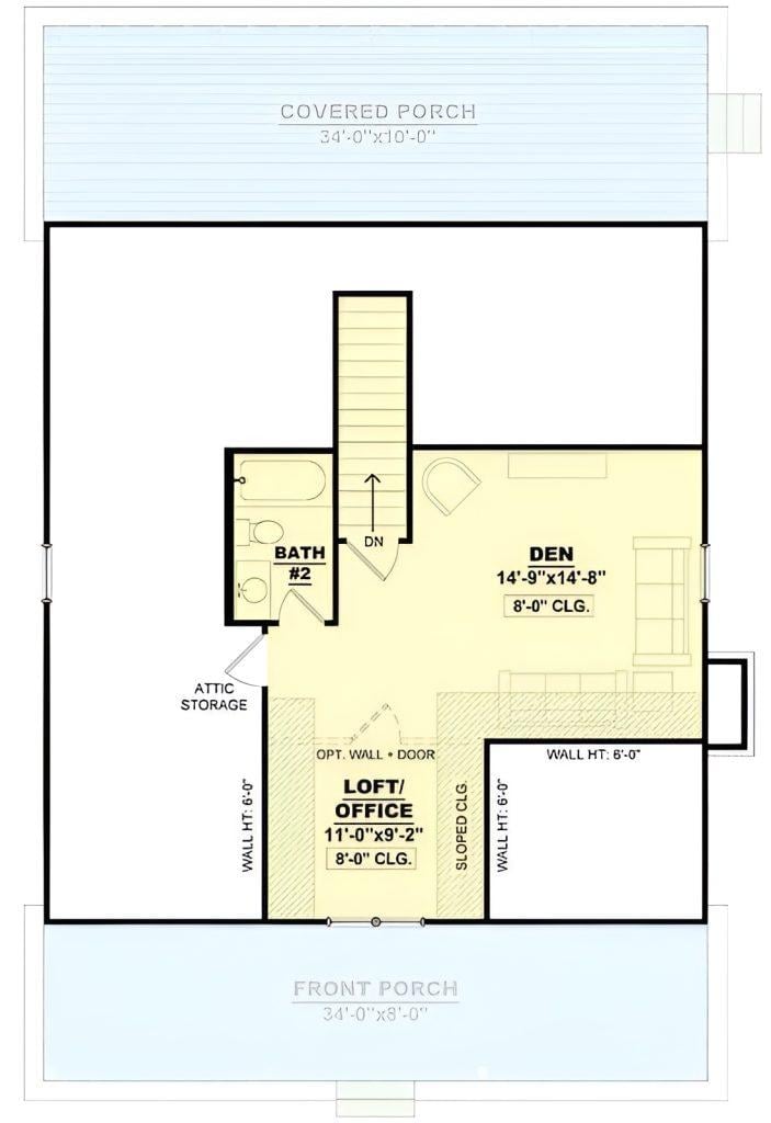 Explore the Cozy Den with Loft/Office Space