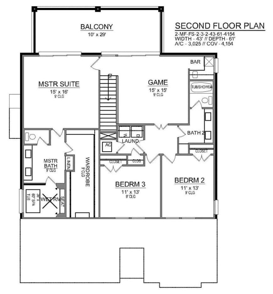 Explore the Spacious Second Floor with a Game Room and Balcony