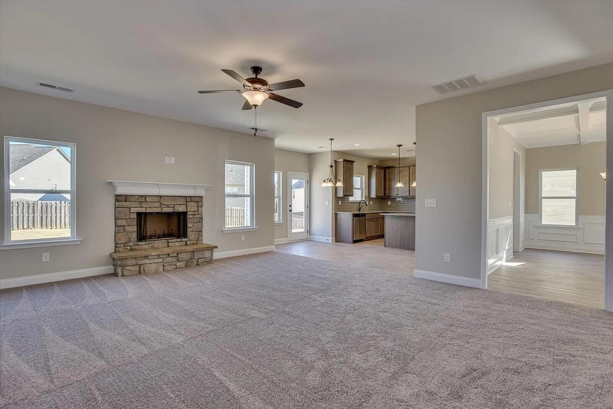 4-Bedroom Traditional Home with Front Porch and 2-Car Garage (2,972 Sq. Ft. Floor Plan)