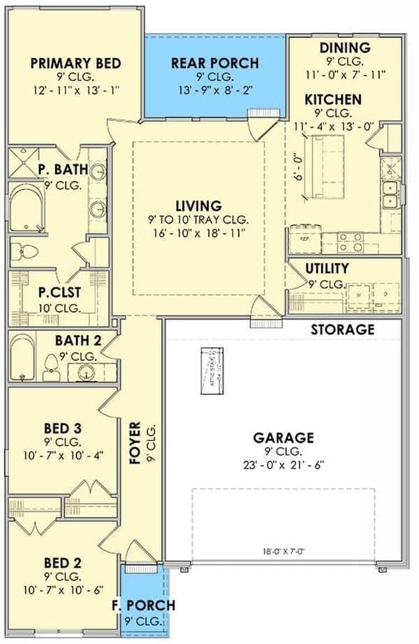 Exploring a Thoughtfully Laid-Out Floor Plan with Spacious Living Areas