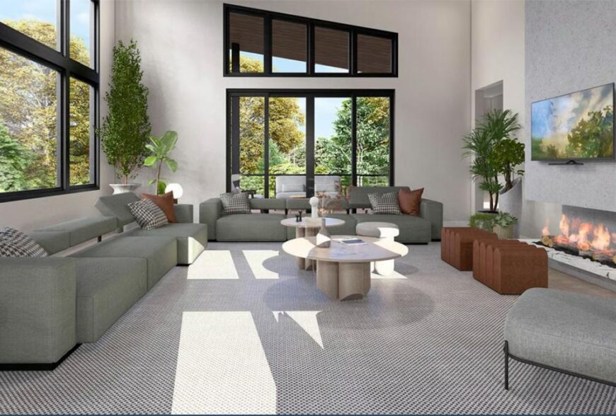 Contemporary-Style 3-Bedroom Home with Walkout Basement and 3-Car ...