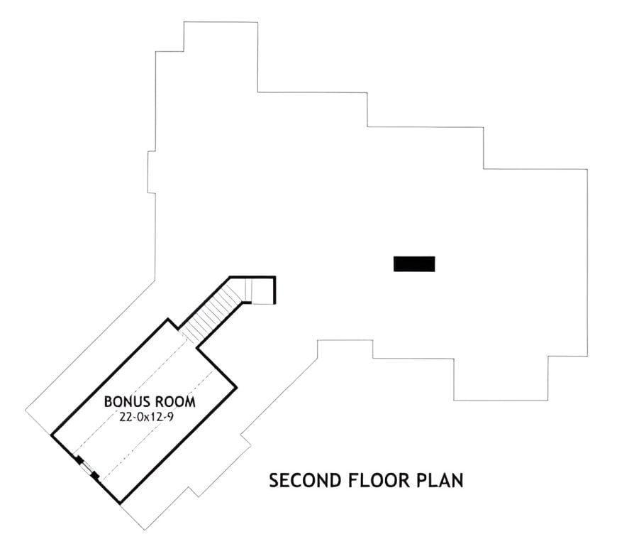 Discover the Versatile Bonus Room on This Second Floor Plan
