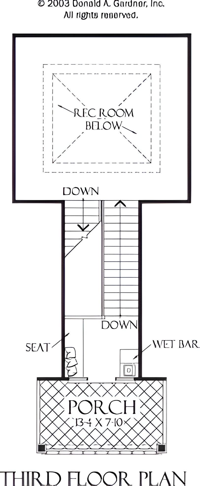 Explore the Third-Floor Retreat with a Welcoming Porch