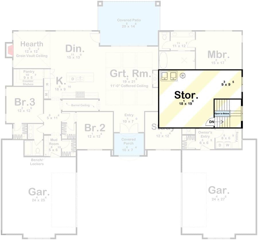 Explore This Spacious Floor Plan with Unique Storage Space