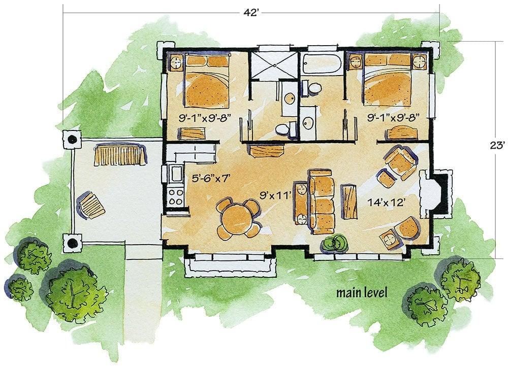 Charming One-Story Cottage with Thoughtful Layout
