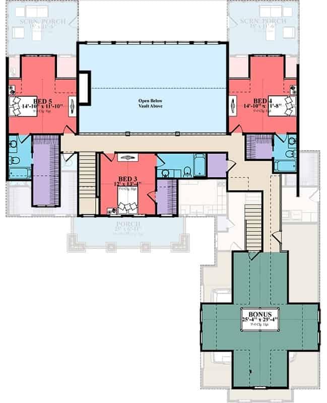 Explore the Spacious Upper Floor Featuring a Versatile Bonus Room