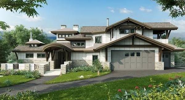 Explore This Contemporary Home with Striking Rooflines