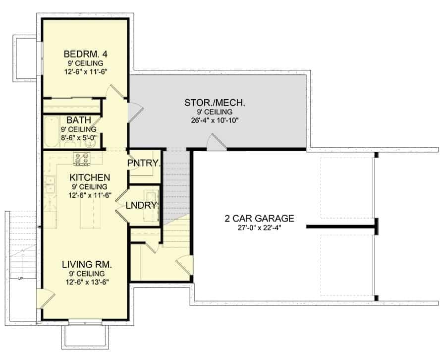 Explore This Efficient Layout with a Spacious Two-Car Garage