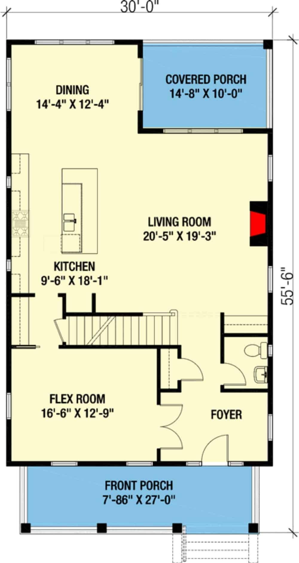Explore the Spacious Living Room and Flexible Layout in This Floor Plan