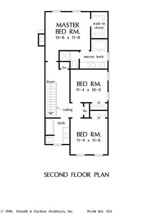 Explore the Efficient Layout of This 3-Bedroom Second Floor