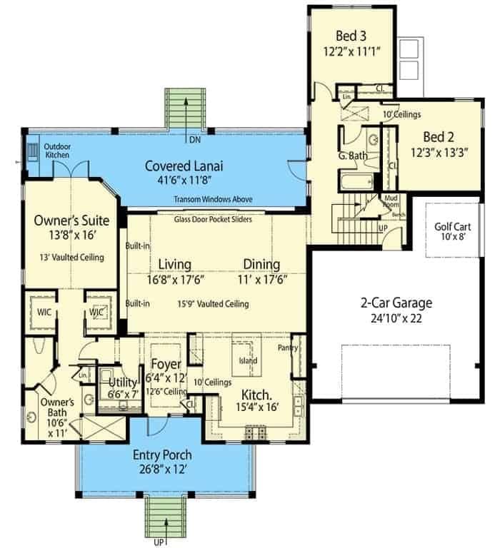 Explore the Expansive Covered Lanai in This Thoughtfully Designed Home