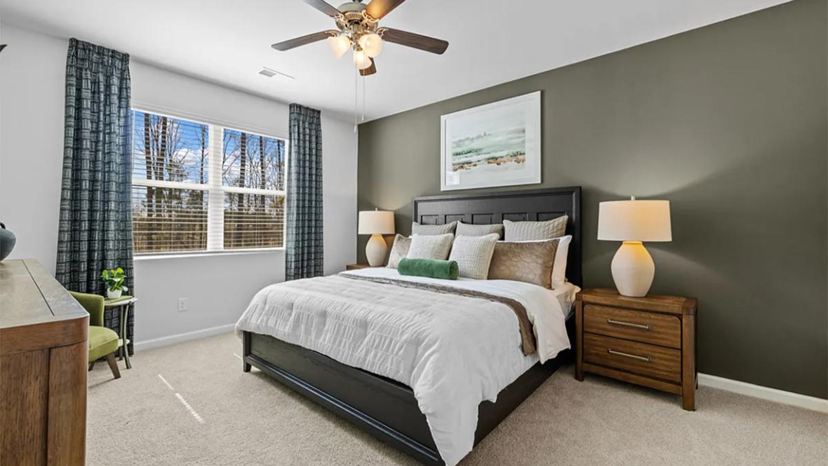Modern-Farmhouse 5-Bedroom Home with Front Porch and 2-Car Garage (2,721 Sq. Ft. Floor Plan)