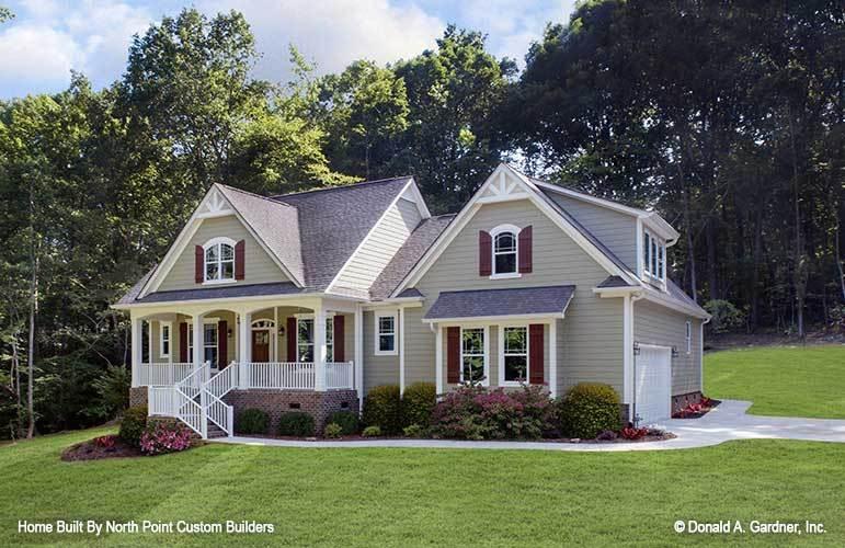 Classic Suburban Home with Quaint Gabled Rooflines