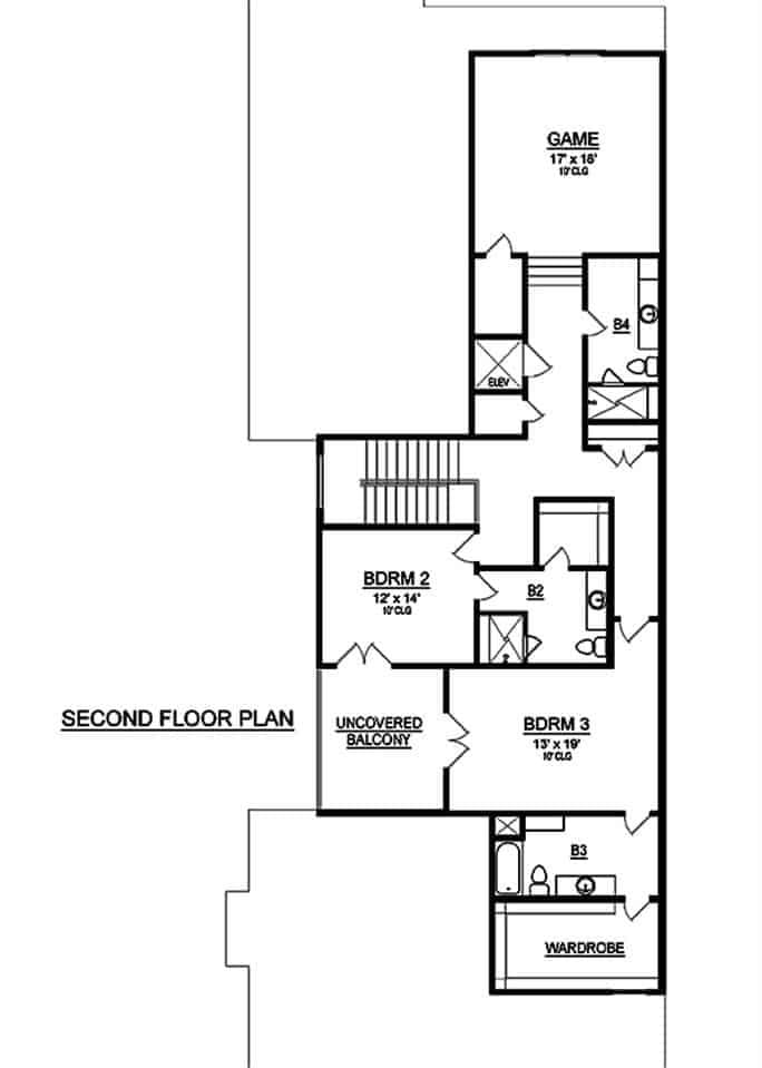 Explore the Versatile Second Floor Layout with Game Room Retreat