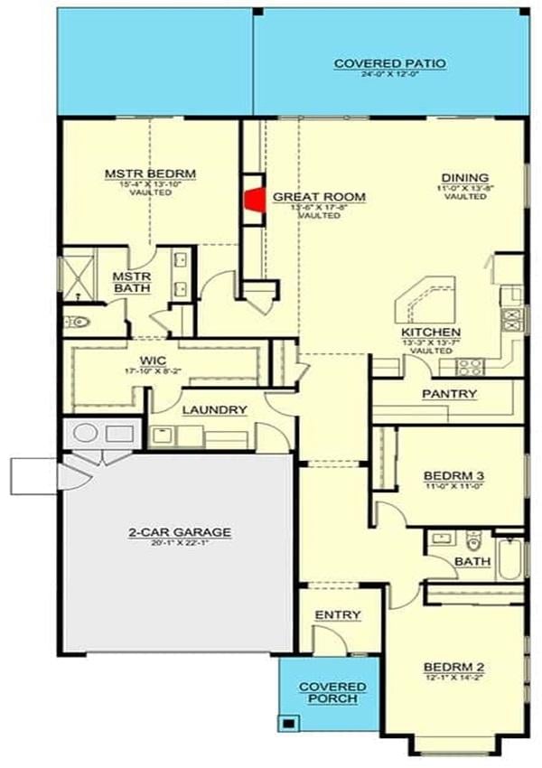 Explore This Thoughtfully Laid-Out Floor Plan with a Spacious Great Room