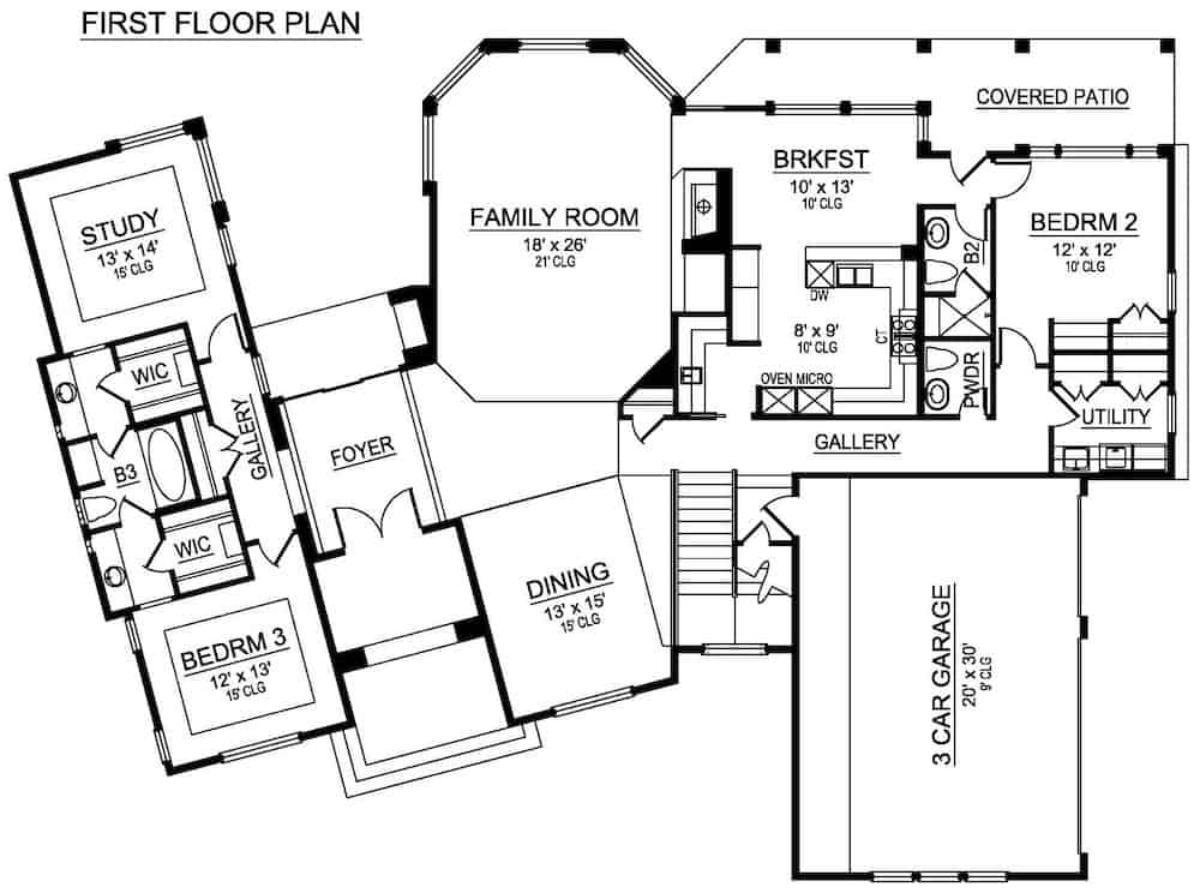 Explore This Spacious First Floor Layout with a Dedicated Study