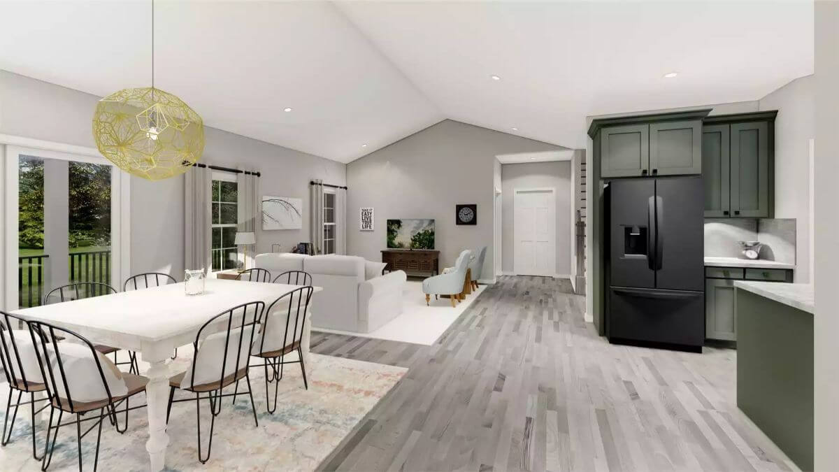 Dining Area and Kitchen