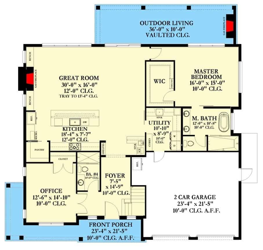 Check Out the Spacious Great Room in This Thoughtful Layout