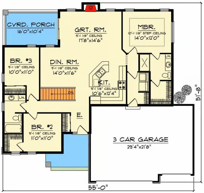 Explore This Smartly Designed Floor Plan with a Spacious Great Room