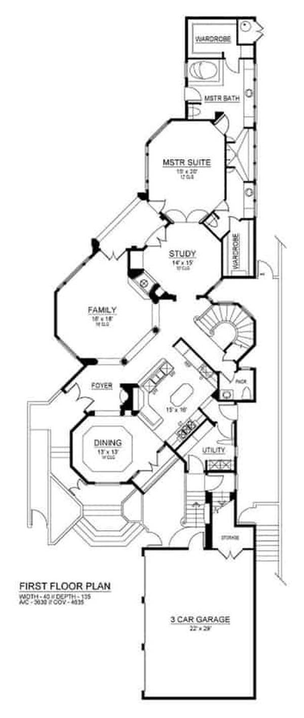 Explore the Grand Master Suite and Study in This Spacious Floor Plan