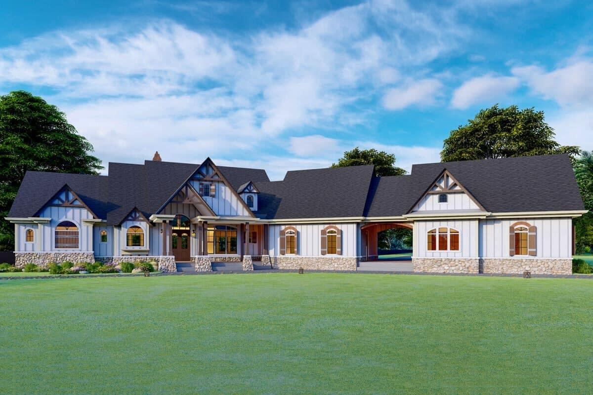 Classic Tudor Revival with Charming Stone Accents