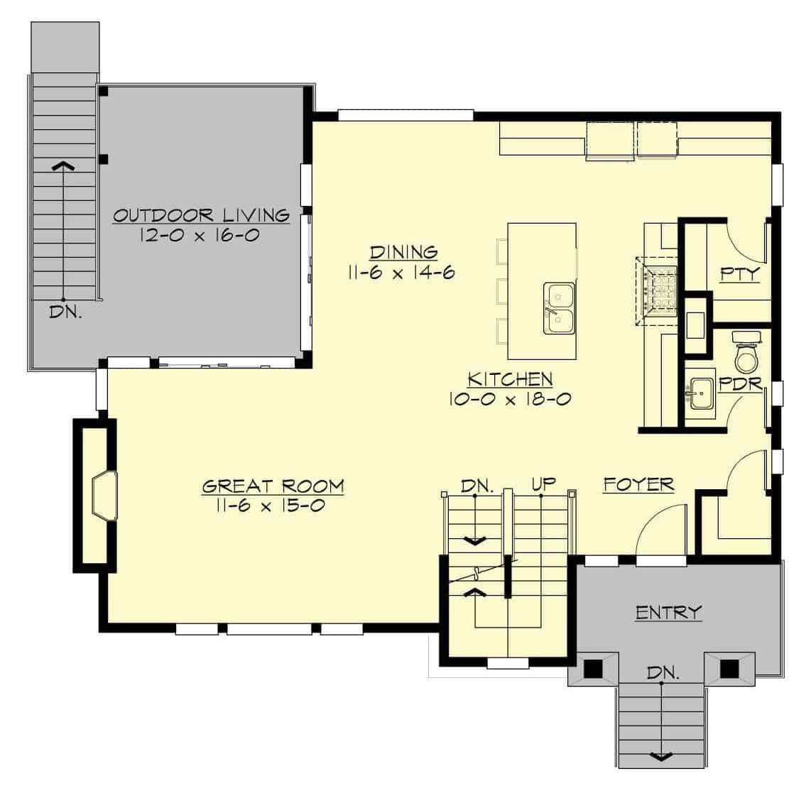 Explore This Open-Concept Floor Plan with Outdoor Living Space