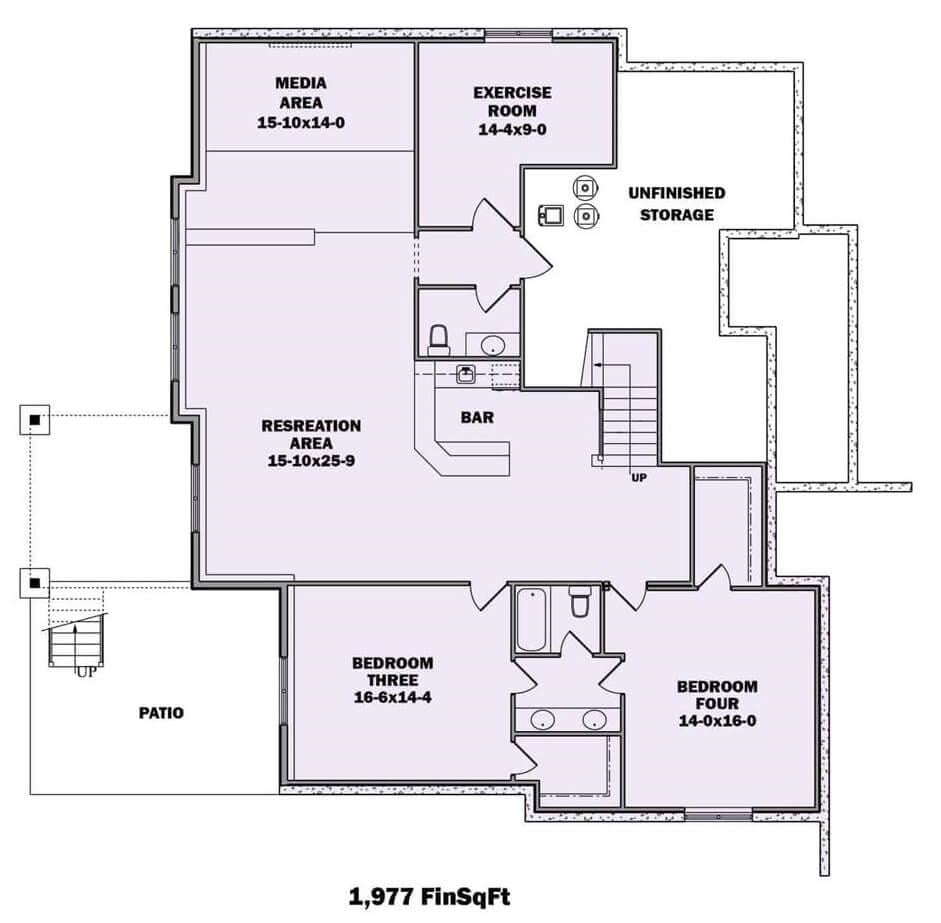 Explore This Spacious Basement with a Versatile Recreation Area
