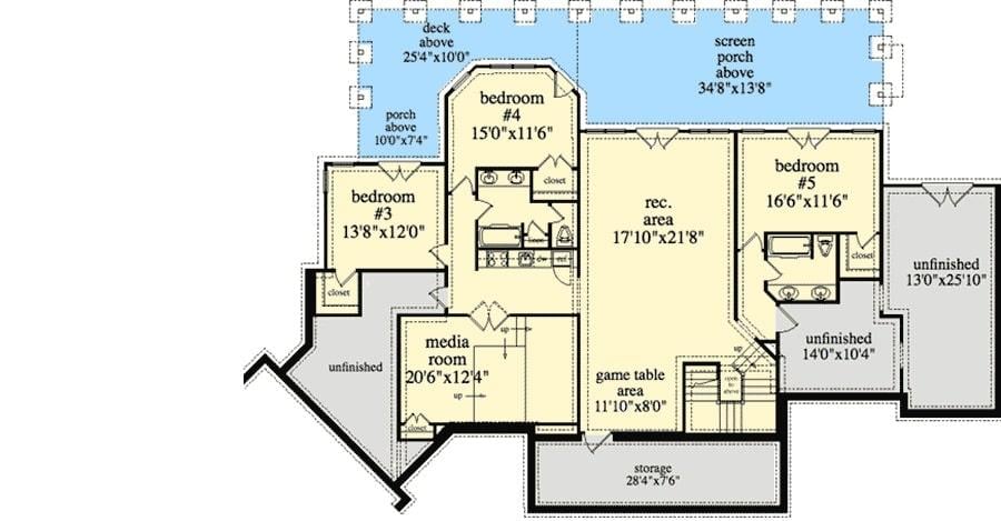 Explore the Versatile Lower Level with Media Room and Recreation Area