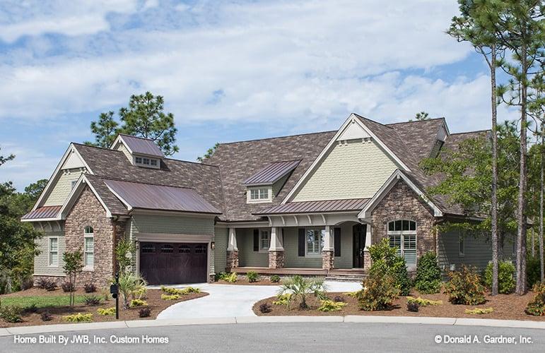 Charming Craftsman Exterior with Stone Accents and Dormer Windows